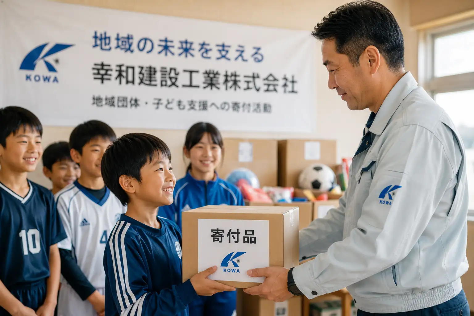 地域団体・子ども支援への寄付活動