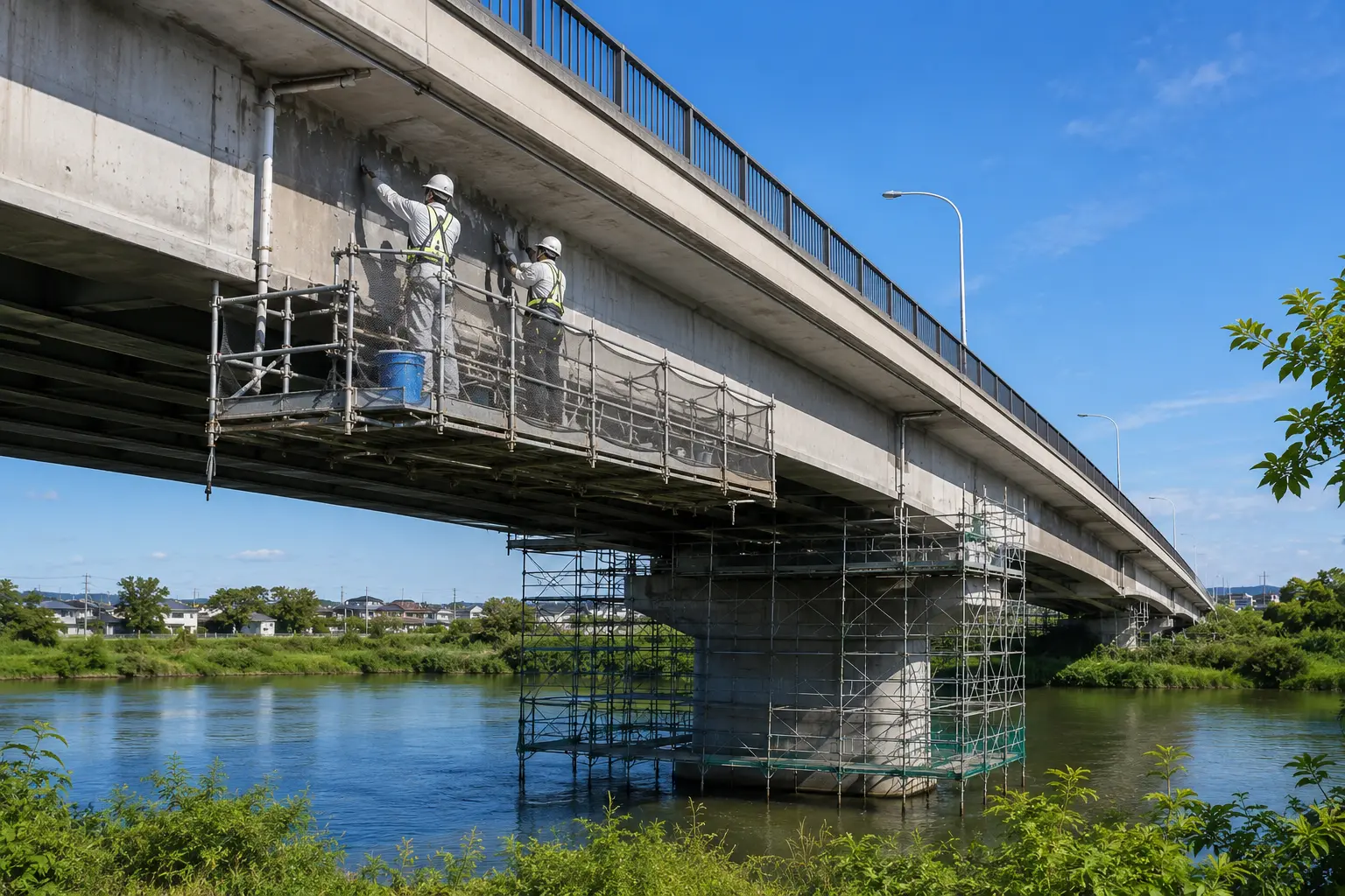 いわき橋 橋梁補修工事